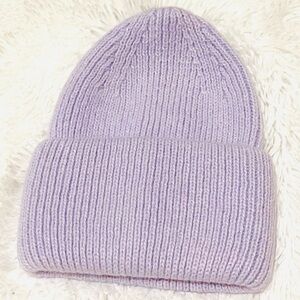 Pissenlit Softest Angora Beanie in Lilac